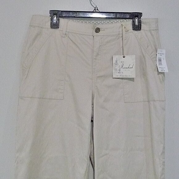 Cafe Marrakesh Lightweight Khaki Pants Size 8 - Picture 4 of 8